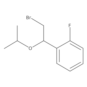 1-(2-Bromo-1-isopropoxyethyl)-2-fluorobenzene Structure