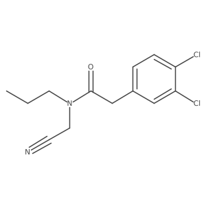 N-(cyanomethyl)-2-(3,4-dichlorophenyl)-N-propylacetamide结构式