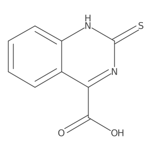 2-Mercaptoquinazoline-4-carboxylic acid结构式