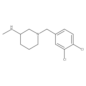1-(3,4-Dichlorobenzyl)-N-methylpiperidin-3-amine Structure