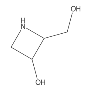 2-(Hydroxymethyl)azetidin-3-ol Structure