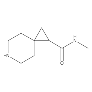 N-methyl-6-azaspiro[2.5]octane-1-carboxamide结构式