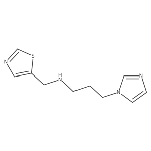 [3-(1H-Imidazol-1-yl)propyl](1,3-thiazol-5-ylmethyl)amine结构式