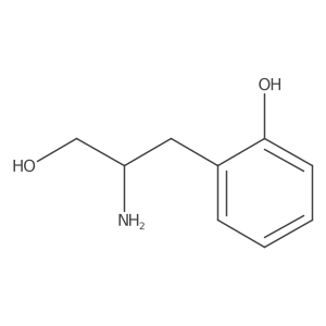 2-(2-Amino-3-hydroxypropyl)phenol Structure