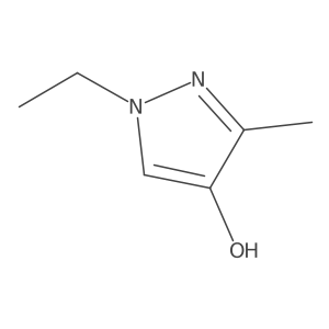 1-Ethyl-3-methyl-1H-pyrazol-4-ol结构式