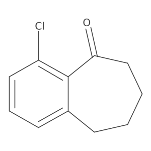 4-Chloro-6,7,8,9-tetrahydro-5H-benzo[7]annulen-5-one结构式