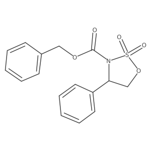 (R)-3-Cbz-4-phenyl-1,2,3-oxathiazolidine 2,2-dioxide结构式