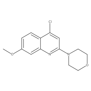 4-(4-Chloro-7-methoxyquinolin-2-yl)morpholine Structure