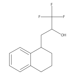 1,1,1-Trifluoro-3-(1,2,3,4-tetrahydronaphthalen-1-yl)propan-2-ol结构式