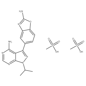 Sapanisertib dimesylate Structure