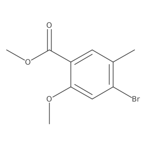 Methyl 4-bromo-2-methoxy-5-methylbenzoate Structure