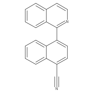 4-(Isoquinolin-1-yl)-1-naphthonitrile Structure