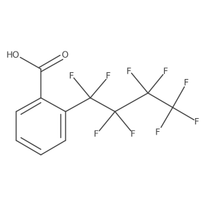 2-(Nonafluorobutyl)benzoic acid Structure