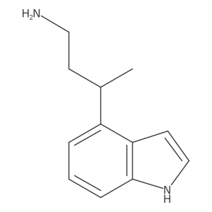 3-(1H-indol-4-yl)butan-1-amine结构式
