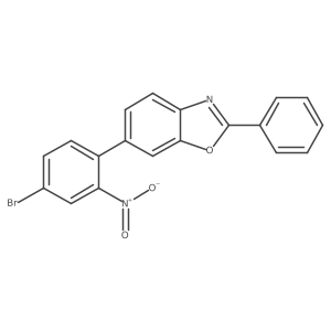 6-(4-Bromo-2-nitrophenyl)-2-phenylbenzoxazole结构式
