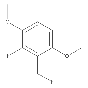1,4-Dimethoxy-2-iodo-3-(fluoromethyl)benzene Structure