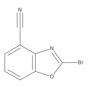 2-Bromobenzo[d]oxazole-4-carbonitrile Structure