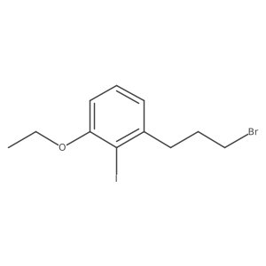 1-(3-Bromopropyl)-3-ethoxy-2-iodobenzene Structure