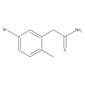 2-(5-Bromo-2-methylphenyl)ethanethioamide Structure
