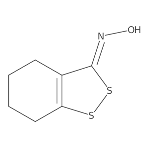 N-[(3Z)-4,5,6,7-tetrahydro-3H-1,2-benzodithiol-3-ylidene]hydroxylamine Structure