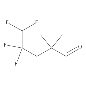 4,4,5,5-Tetrafluoro-2,2-dimethylpentanal结构式