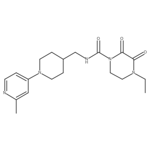 4-ethyl-N-((1-(2-methylpyridin-4-yl)piperidin-4-yl)methyl)-2,3-dioxopiperazine-1-carboxamide Structure