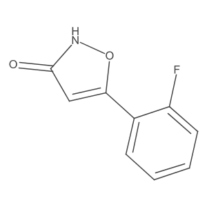 5-(2-Fluorophenyl)isoxazol-3-ol Structure