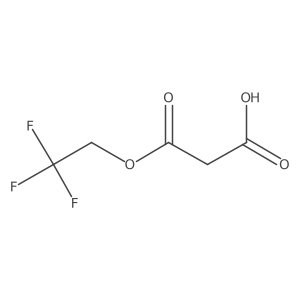 3-Oxo-3-(2,2,2-trifluoroethoxy)propanoic acid Structure
