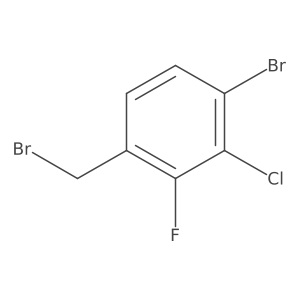 4-Bromo-3-chloro-2-fluorobenzyl bromide Structure