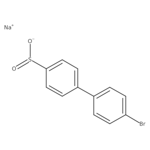 Sodium 4-(4-bromophenyl)benzene-1-sulfinate结构式
