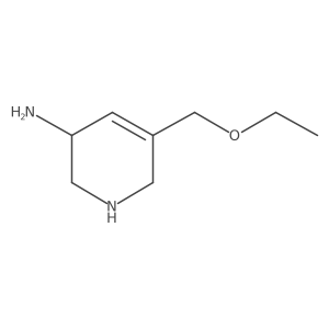 5-(Ethoxymethyl)-1,2,3,6-tetrahydropyridin-3-amine结构式