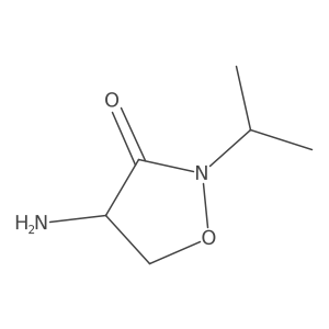 4-Amino-2-(propan-2-yl)-1,2-oxazolidin-3-one Structure