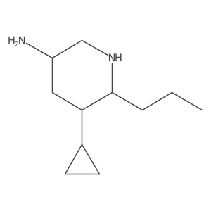 5-Cyclopropyl-6-propylpiperidin-3-amine Structure
