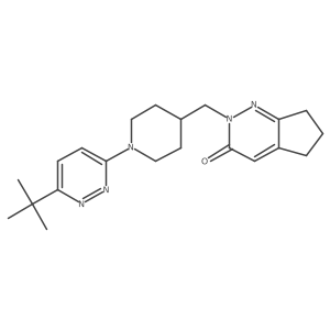 2-{[1-(6-tert-butylpyridazin-3-yl)piperidin-4-yl]methyl}-2H,3H,5H,6H,7H-cyclopenta[c]pyridazin-3-one Structure