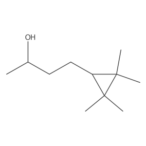 (2R)-4-(2,2,3,3-tetramethylcyclopropyl)butan-2-ol Structure