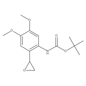 tert-butyl N-{4,5-dimethoxy-2-[(2S)-oxiran-2-yl]phenyl}carbamate结构式