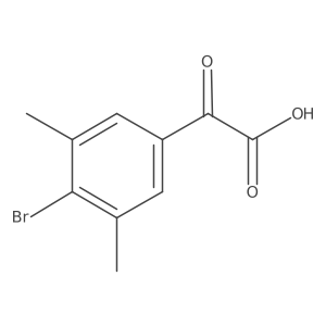 2-(4-Bromo-3,5-dimethylphenyl)-2-oxoacetic acid结构式