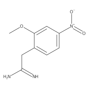 2-(2-Methoxy-4-nitrophenyl)ethanimidamide结构式