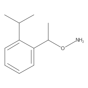 O-{1-[2-(propan-2-yl)phenyl]ethyl}hydroxylamine结构式