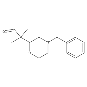 2-(4-Benzylmorpholin-2-yl)-2-methylpropanal结构式