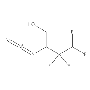 2-Azido-3,3,4,4-tetrafluorobutan-1-ol结构式