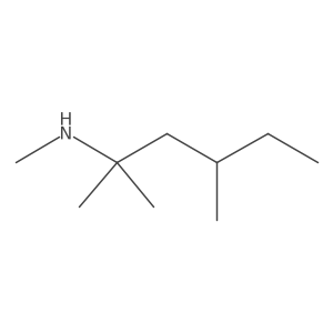 (2,4-Dimethylhexan-2-yl)(methyl)amine Structure