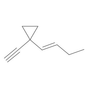 1-(But-1-en-1-yl)-1-ethynylcyclopropane Structure