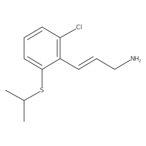 3-[2-Chloro-6-(propan-2-ylsulfanyl)phenyl]prop-2-en-1-amine结构式