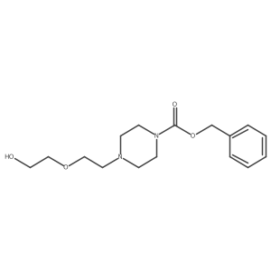 Benzyl 4-[2-(2-hydroxyethoxy)ethyl]piperazine-1-carboxylate结构式