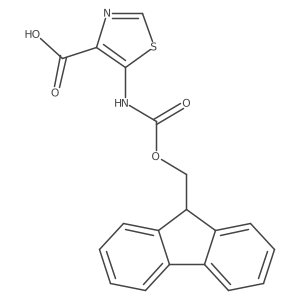 5-({[(9H-fluoren-9-yl)methoxy]carbonyl}amino)-1,3-thiazole-4-carboxylic acid Structure
