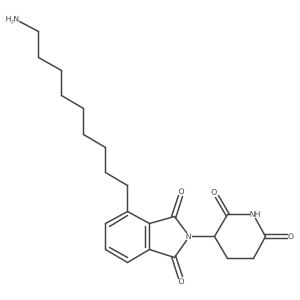 4-(9-Aminononyl)-2-(2,6-dioxo-3-piperidyl)isoindoline-1,3-dione Structure