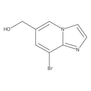 (8-Bromoimidazo[1,2-a]pyridin-6-yl)methanol结构式