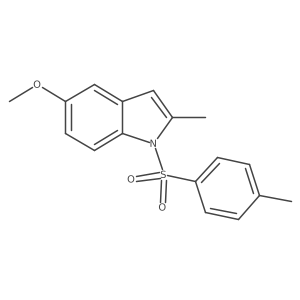 5-Methoxy-2-methyl-1-tosyl-1H-indole结构式