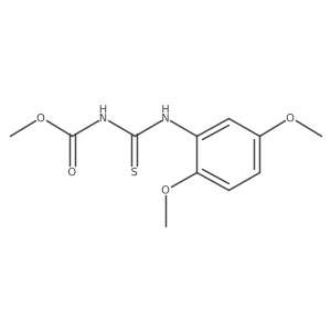 methyl N-[(2,5-dimethoxyphenyl)carbamothioyl]carbamate Structure